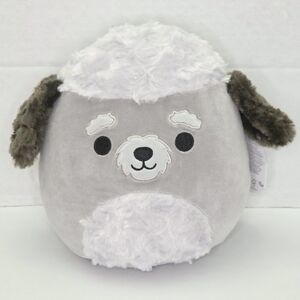 Squishmallows Gray and White Stuffed Animal